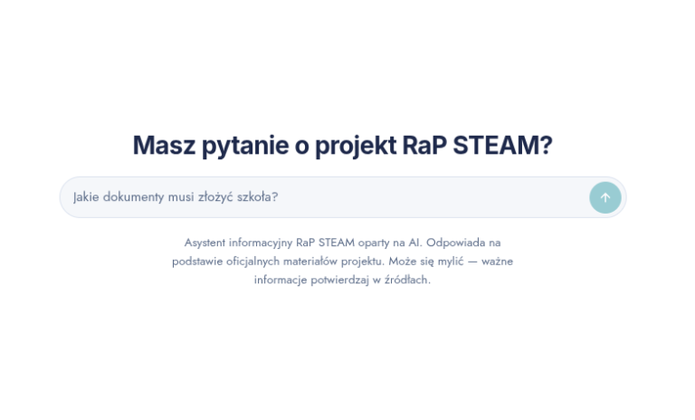 Nowy Wirtualny Asystent RaP STEAM już dostępny!